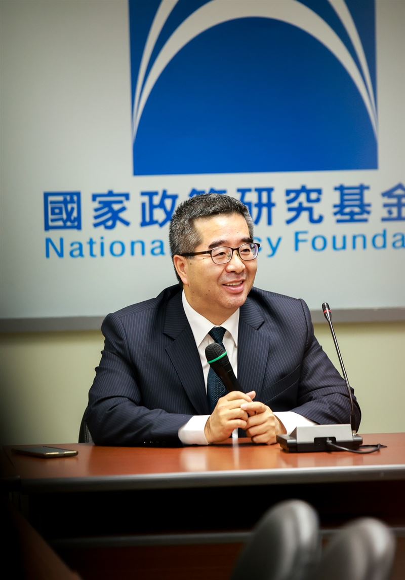 對於被美國務院打臉，蕭旭岑稱，自己對谷立言沒有不敬之意，昨天AIT的朋友還很感謝他（圖／國民黨提供）