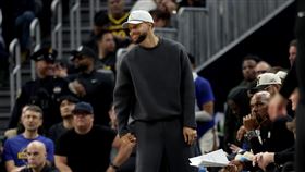 柯瑞（Stephen Curry）膝傷未癒，確定缺席明星賽。（圖／美聯社／達志影像）
