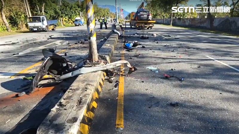 事故發生後現場情形。（圖／翻攝畫面）