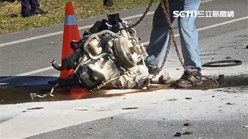 車撞成廢鐵「吐引擎」憲兵甩飛…倒地慘死