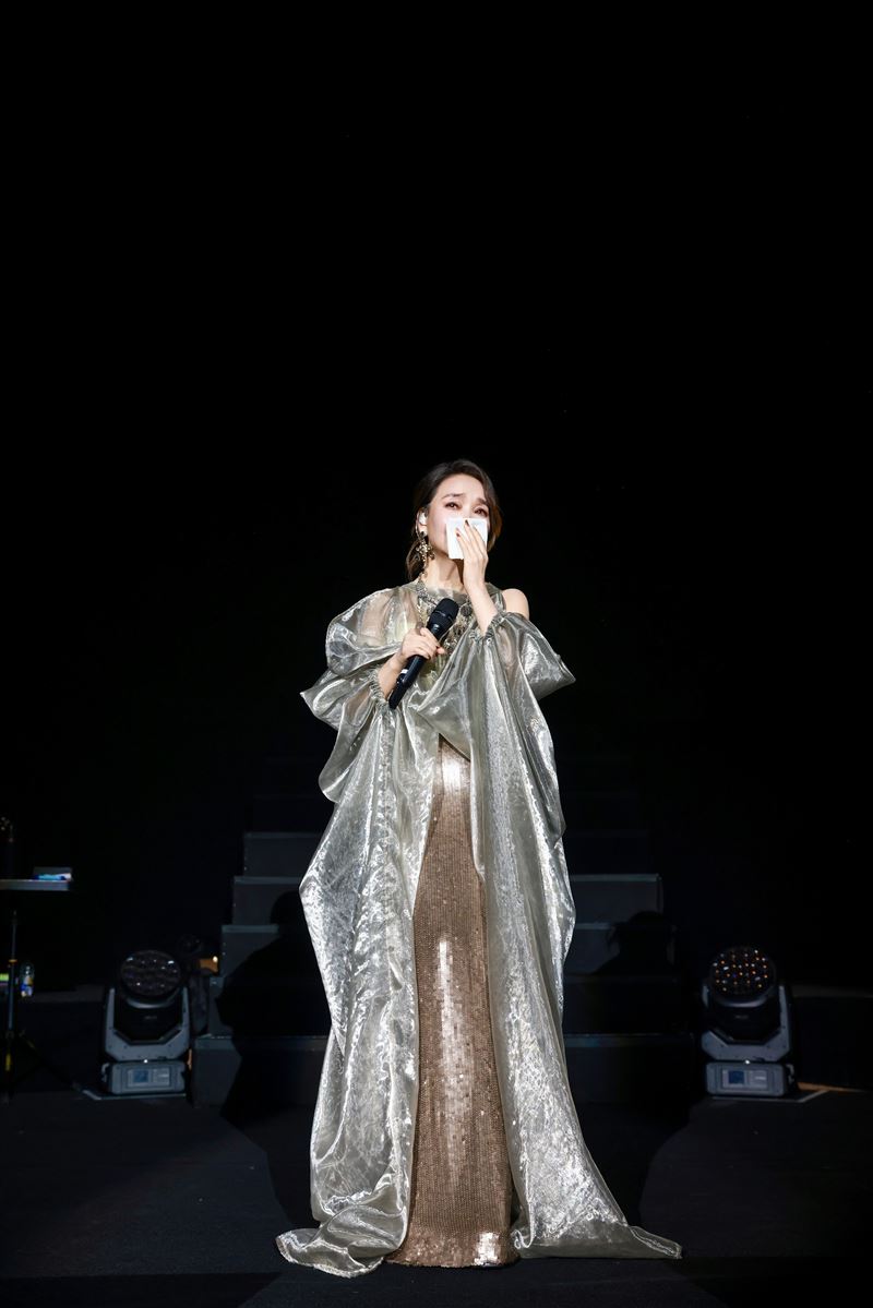 辛曉琪回憶起屠穎淚崩。（圖／雲凱娛樂提供）