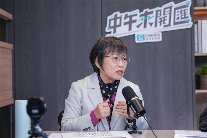內政部長劉世芳今（10）日中午接受主持人黃光芹CNEWS匯流新聞網政論live直播節目《中午來開匯》專訪。（圖／CNEWS匯流新聞網提供）