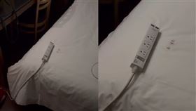 原PO去韓國自備延長線，結果剛插上就爆炸。（圖／網友shunshunzzzz授權提供）