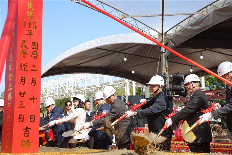 行政院長卓榮泰今（10）日出席「先進半導體研發基地新建工程」動土典禮。（圖／行政院提供）