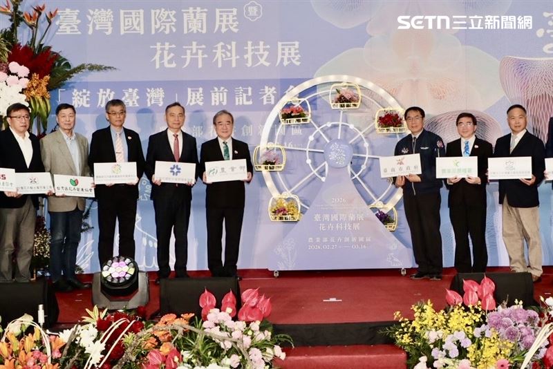 黃偉哲力邀全球賞蘭，2026台灣國際蘭展暨花卉科技展2月底台南登場。（圖／南市府提供）