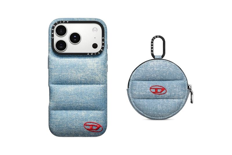 丹寧雲朵手機殼外層包覆質感丹寧材質並承襲經典絎縫感設計