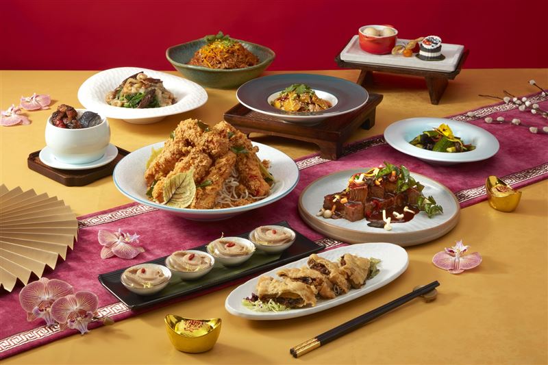 香港海洋公園內的海龍王餐廳即日起至2月16日供應「福馬呈祥」新年套餐。（圖／香港海洋公園提供）