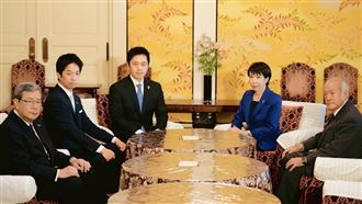 高市內閣支持度升逾67%　維新會答應入閣