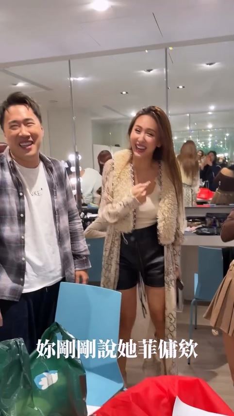 李亞萍與後輩互動溫馨逗趣。（圖／翻攝自余祥銓IG）