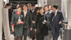 台美關稅最後一哩！行政院副院長鄭麗君10日晚再率團赴美（圖／翻攝畫面）