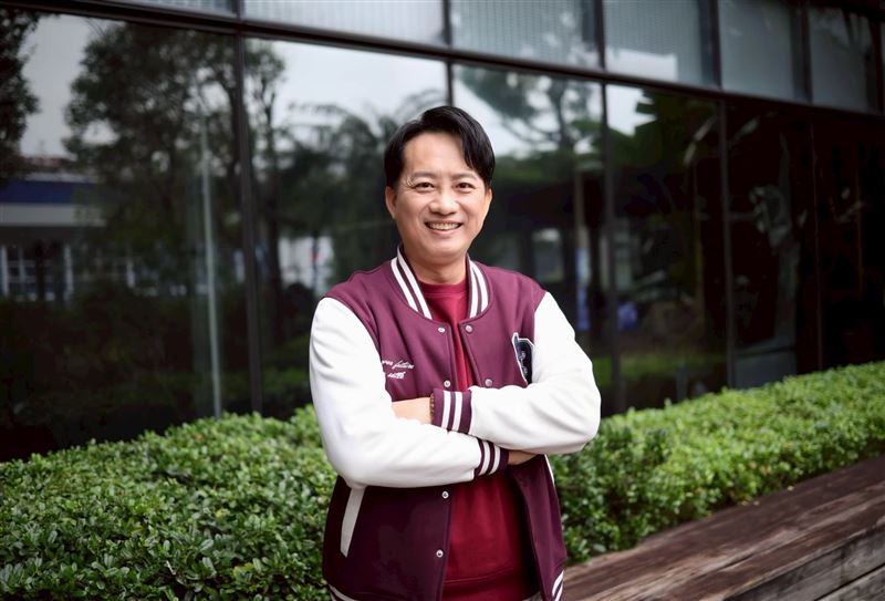 官家宇（圖）與呂俍慧都在當編劇。（圖／記者鄭孟晃攝影）