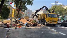 年前清垃圾廢棄物堆滿車道！疑外地人來丟