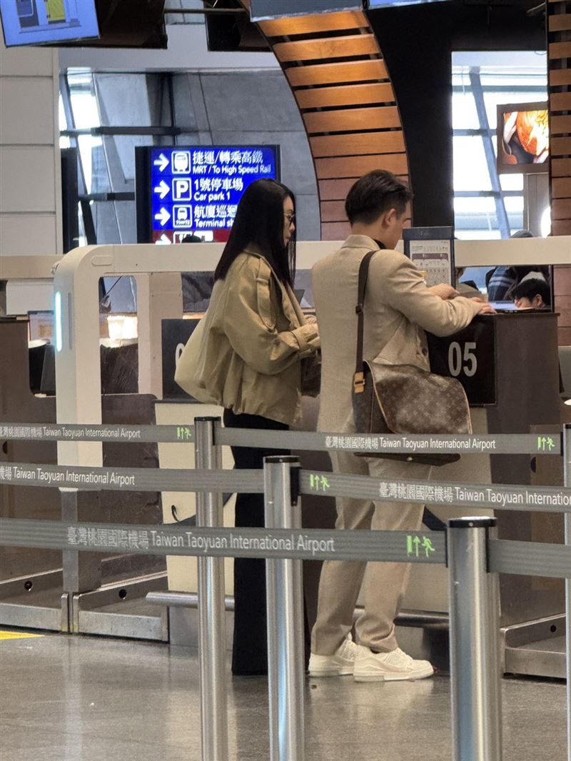 蕭淑慎（左）與梁軒安先前離開台灣。（圖／鷹傳媒提供）