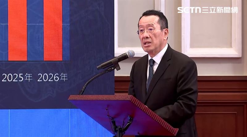 「國家安全不能等！支持國防採購特別條例」記者會，國防部長顧立雄說明。（圖／翻攝畫面）