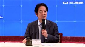 賴清德主持「國家安全不能等！支持國防採購特別條例」記者會QA。（圖／翻攝畫面）