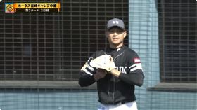 徐若熙首次Live BP面對8人次挨4安。（圖／翻攝自太平洋聯盟TV YouTube頻道） 