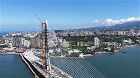 淡江大橋。（圖／新北市政府提供）