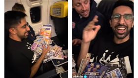 刮刮樂貢龜，瑞安航空（圖／翻攝自Tiktok帳號@vikkstar）