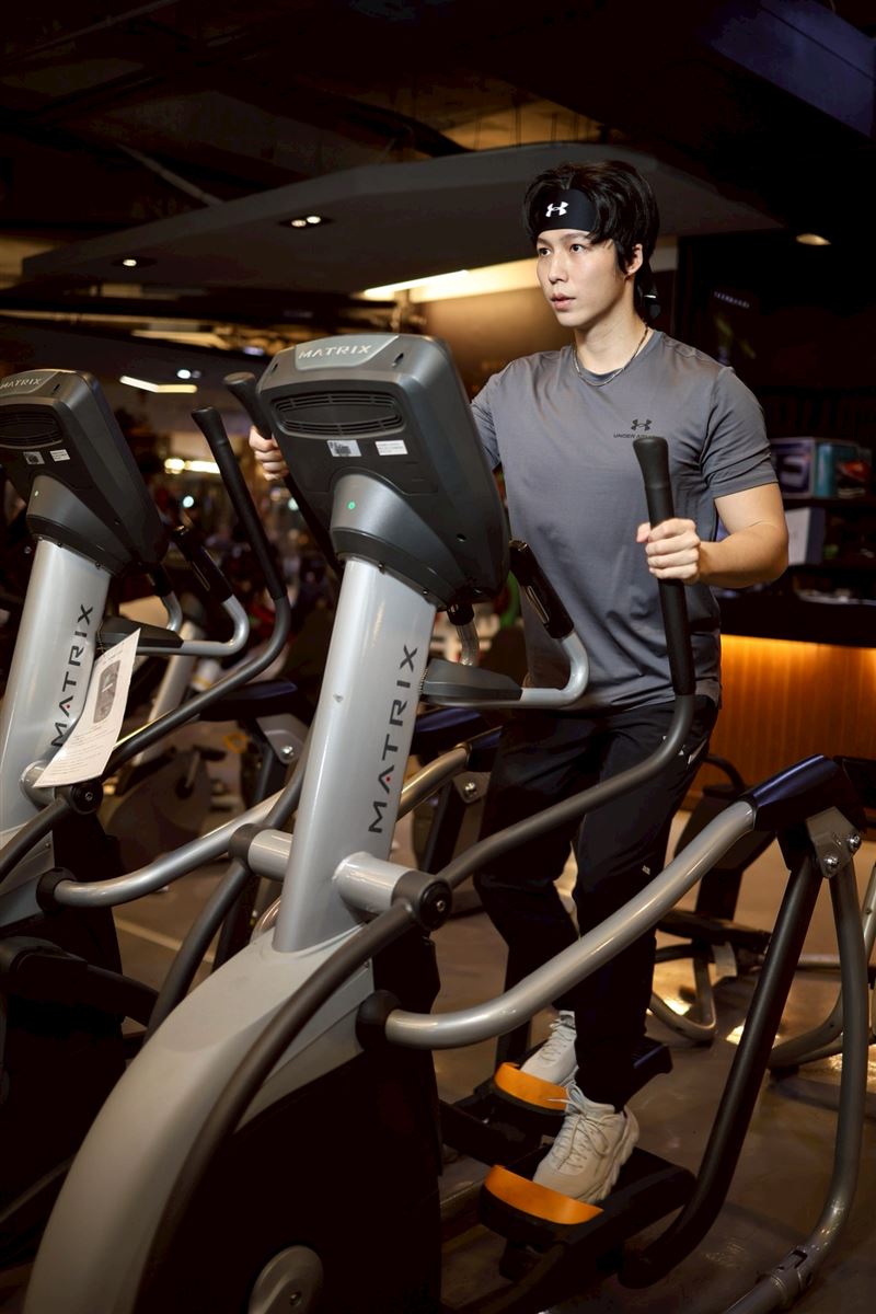 林禹身材精壯。（圖／記者鄭孟晃攝影）