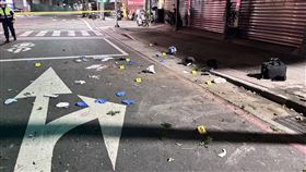 新北市三重區河邊北街發生一起死亡車禍。（圖／翻攝畫面）