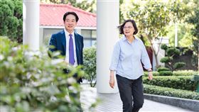 前總統蔡英文6日拜會賴清德總統。（圖/總統府提供)