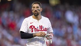 費城人通知卡斯提亞諾斯（Nick Castellanos）不用來春訓營報到。（圖／美聯社／達志影像）