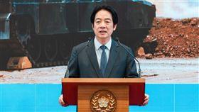 總統賴清德主持「國家安全不能等！支持國防採購特別條例」記者會（圖／總統府提供） 