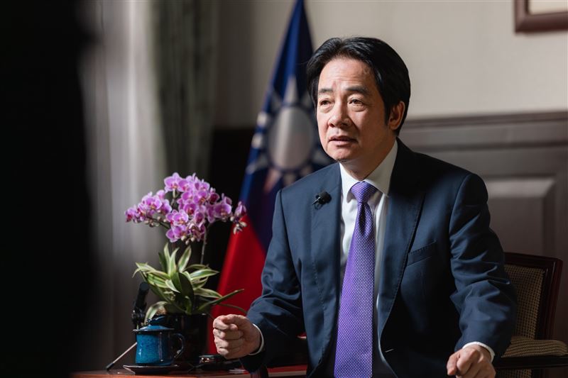 總統賴清德接受《法新社》專訪（圖／總統府提供）