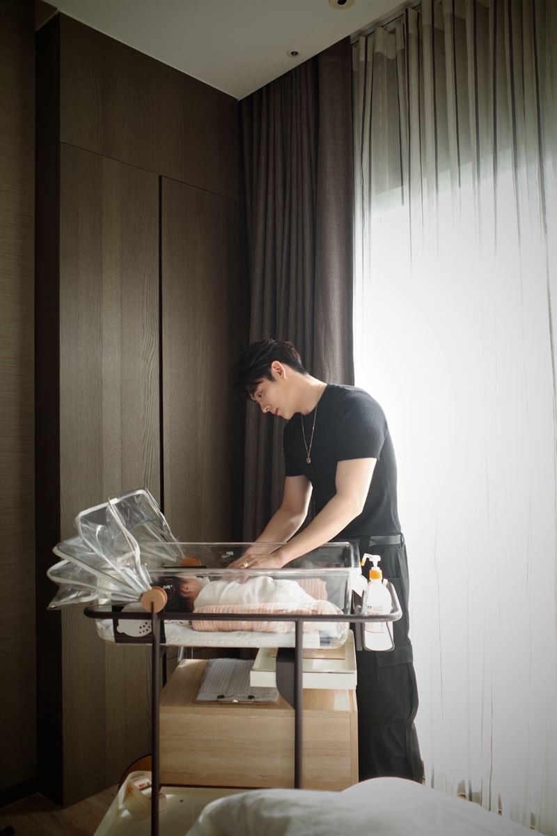 陳奕已為三個月大女兒做好盤算與規劃。（圖／陳奕提供）