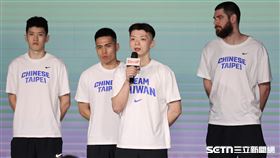 2027FIBA籃球世界盃資格賽第二階段賽前記者會，李家慷談備戰情形。（圖／記者劉彥池攝影）