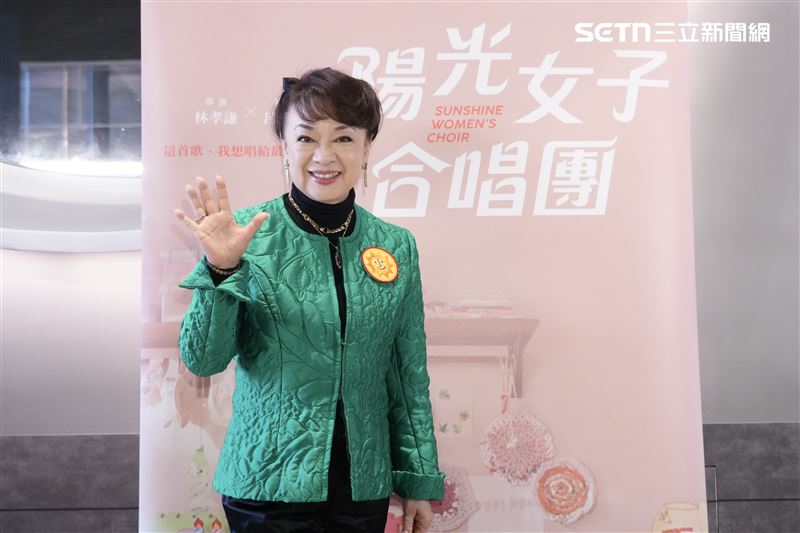 翁倩玉在《陽光女子合唱團》中飾演玉英奶奶。（圖／記者鄭孟晃攝影）