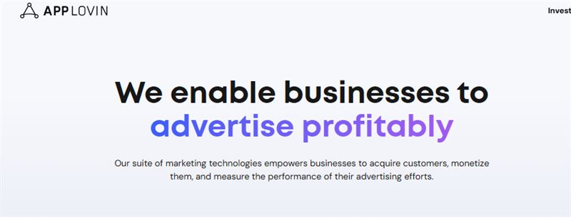 AppLovin提出，AI可能使內容爆炸，影響遊戲等商業轉化效率。（圖／翻攝自applovin官網）