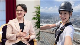 蕭美琴、賈永婕。（圖／總統府提供、翻攝自賈永婕的跑跳人生 臉書）