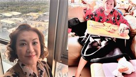 姚黛瑋過年前扭傷腳踝。（圖／翻攝自臉書）