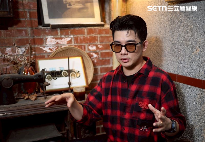 胡瑋杰接受《三立新聞網》專訪。（圖／記者鄭孟晃攝影）