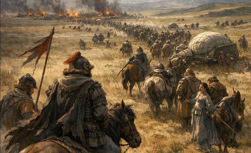 元朝退回草原後，帝國體系崩潰，再也無力打回中原。（示意圖／AI生成）