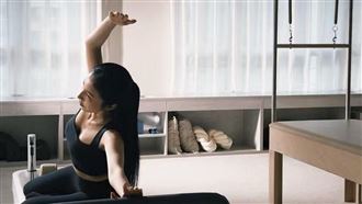 楊謹華練皮拉提斯「身體3處冒超狂變化」