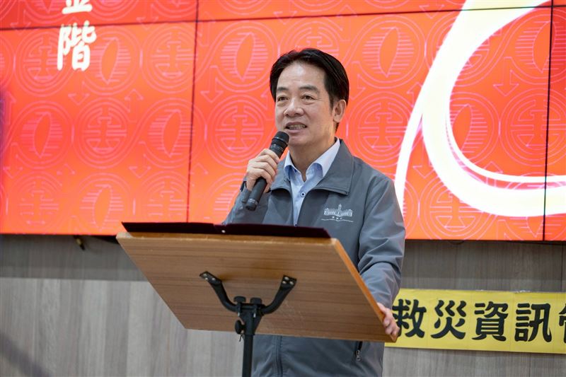 總統賴清德視察「春節假期交通疏運情形」（圖／總統府提供）