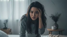 頭暈,起床,女性。(圖/AI製圖)
