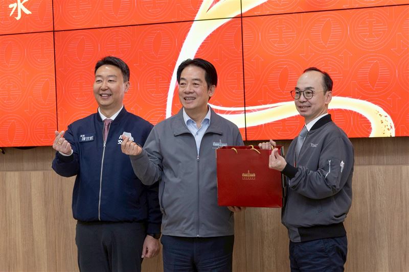 總統賴清德視察「春節假期交通疏運情形」（圖／總統府提供）