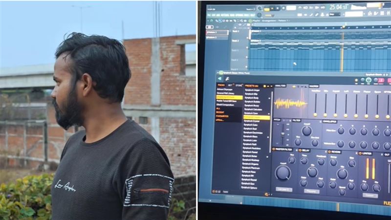印度一位年輕網紅，賣掉家中的土地買專業影音設備，但人氣長久低迷。（圖／翻攝自當事人臉書）