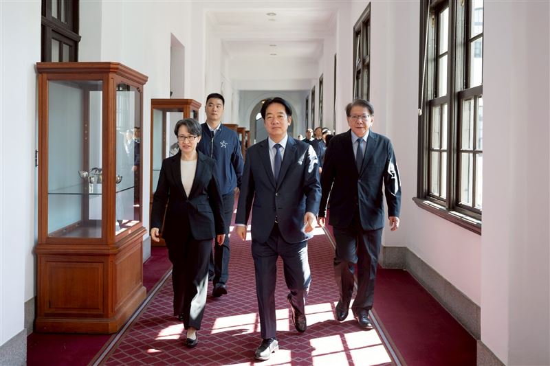 總統賴清德主持「因應台美簽署貿易協議新局」國安高層會議會後記者會（圖／總統府提供）