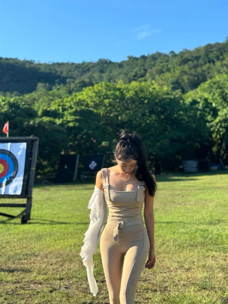 安芝儇身材前凸後翹相當傲人。（圖／翻攝自IG @wlgus2qh）