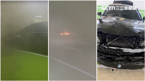 BMW停地下室離奇自燃釀火災！急疏散144人