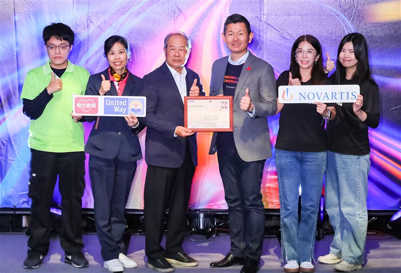 台灣諾華邀請社福單位至員工大會分享。（圖／台灣諾華提供）