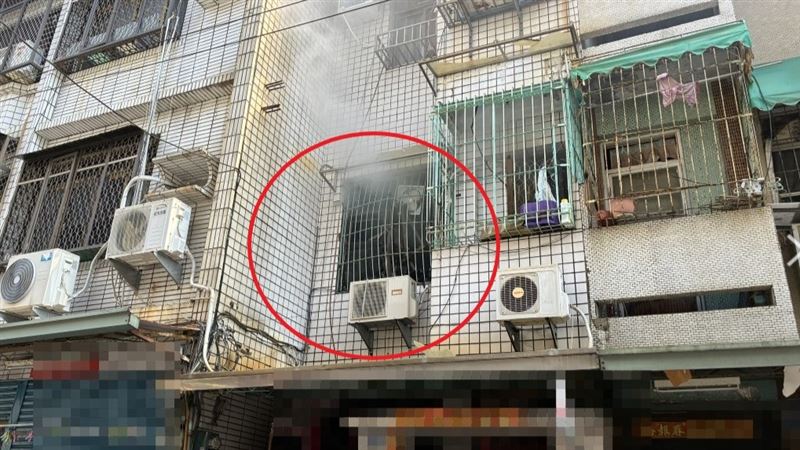 新/氣爆窗鐵欄杆炸變形…1人燒燙傷送醫