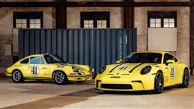 1972年利曼GT組冠軍賽車911 2.5 S/T。（圖／翻攝PORSCHE網站）