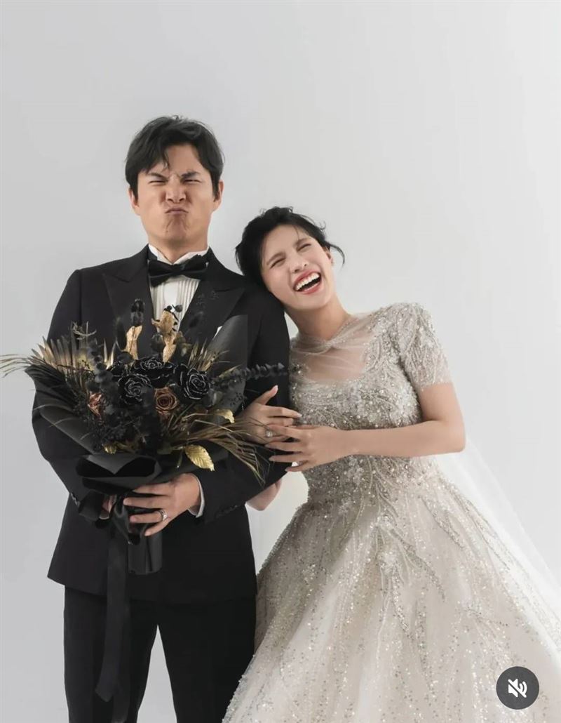 孫協志跟夏宇童在今日補辦婚宴。（圖／翻攝自夏宇童IG）