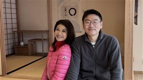 林楚茵合體梁文傑喊，今天授權放閃（圖／林楚茵Threads） 