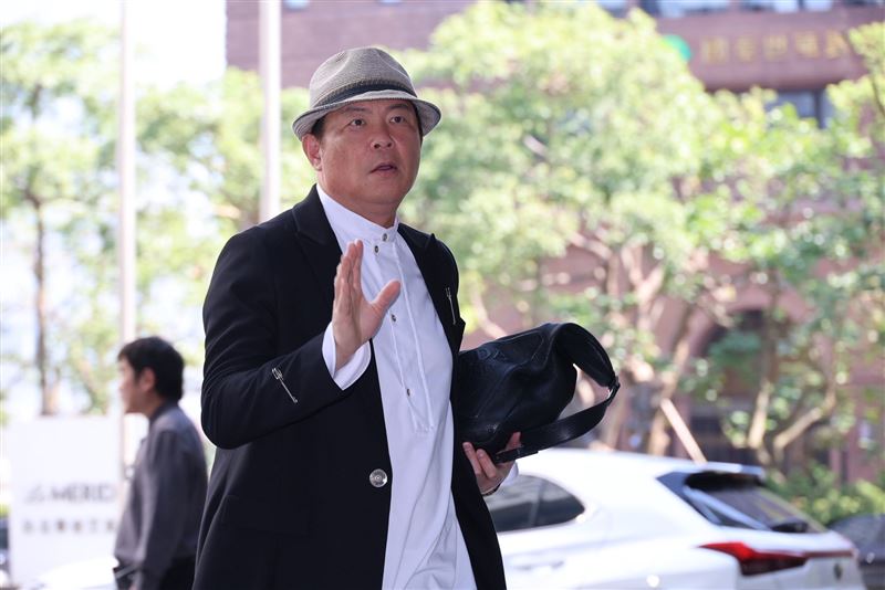 曾國城祝福新人。（圖／記者鄭孟晃攝影）